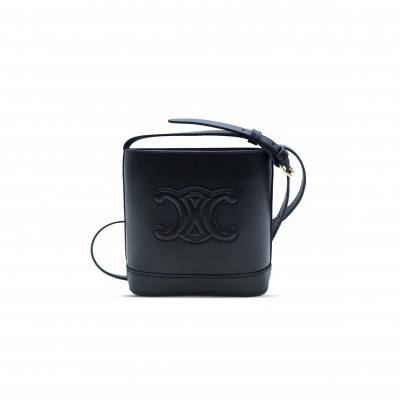 CELINE MINI BUCKET BAG IN CUIR TRIOMPHE SMOOTH COWHIDE 1004333DU3.05LU (19.5*16*7cm)